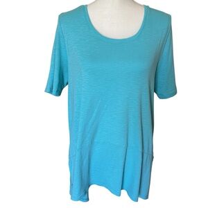J Jill blouse turquoise women’s size large